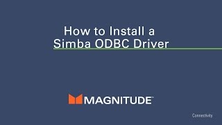 install simba driver in excel for mac